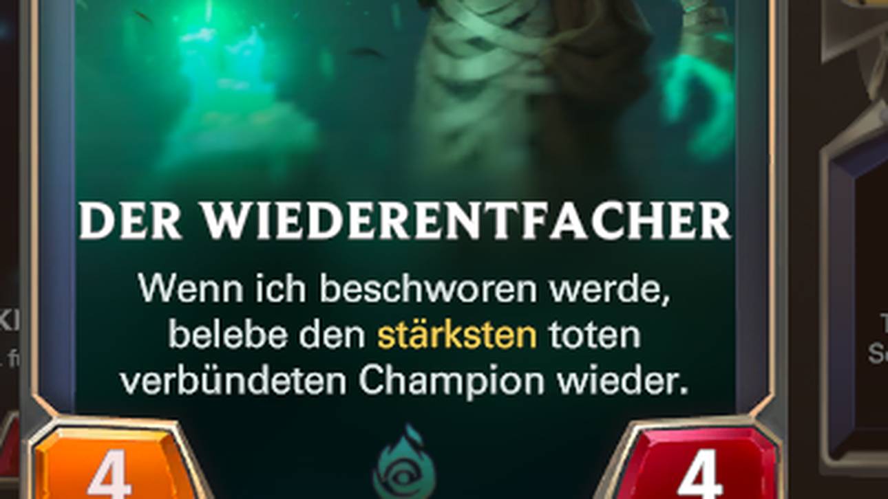 Der Wiederentfacher besticht mit einem der stärksten Effekte im gesamten Spiel.