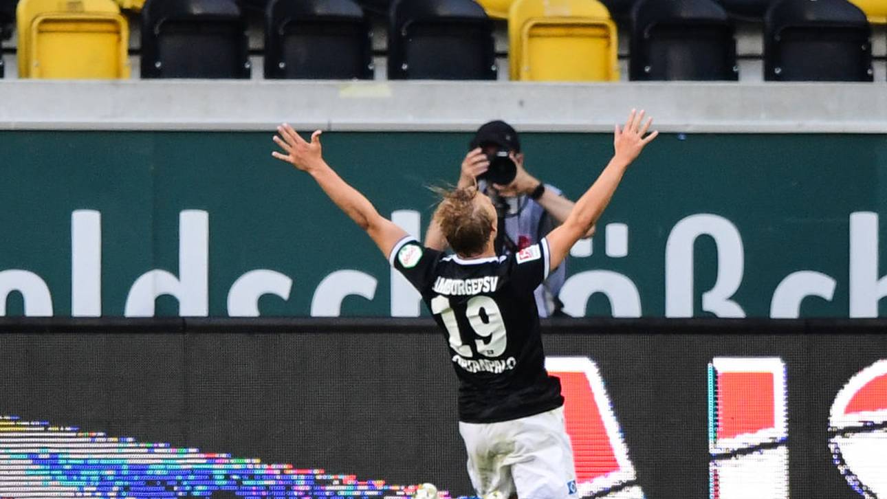 HSV jubelt spät bei Schlusslicht