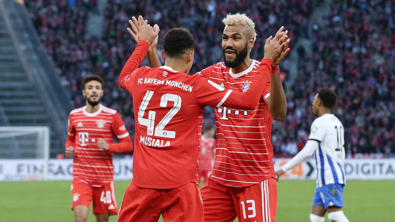 Choupo-Moting bei Bayern-Sieg on fire