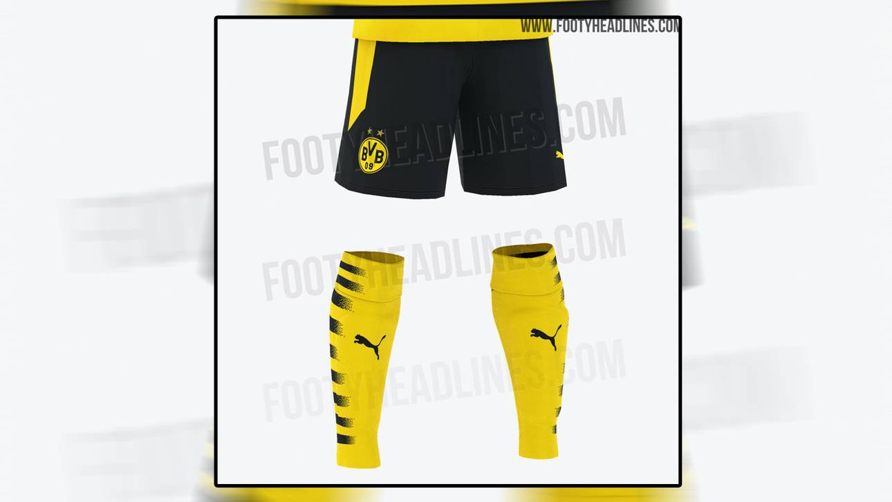 So sollen Hosen und Stutzen des BVB bald aussehen