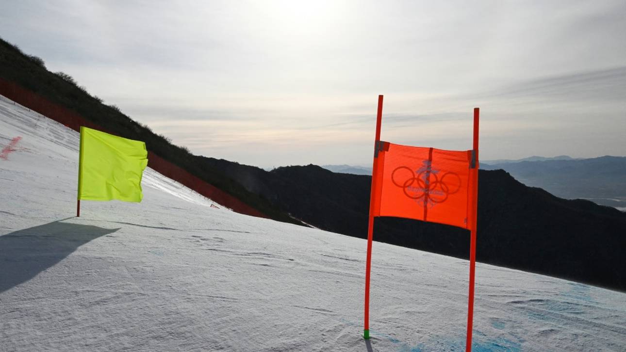 Wind zu stark: Olympia-Abfahrt verschoben