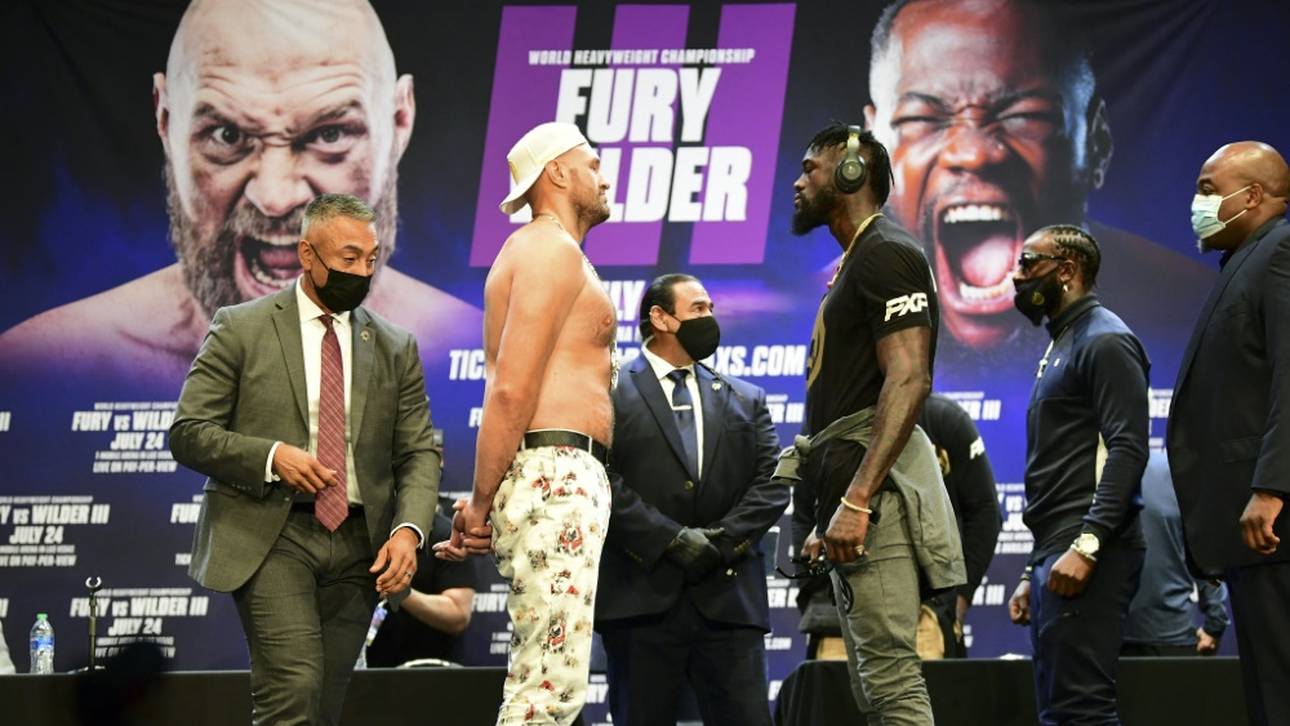 Vor drittem Kampf: Fury und Wilder liefern sich kurioses Duell