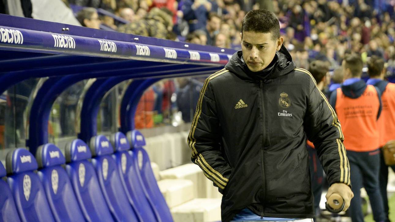 James bei Real weiter außen vor