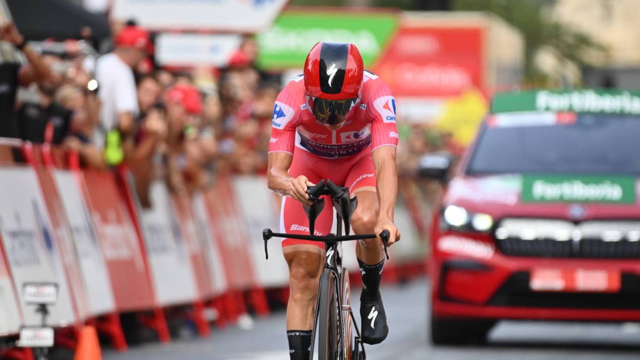 Vuelta-Gesamtführender dominiert