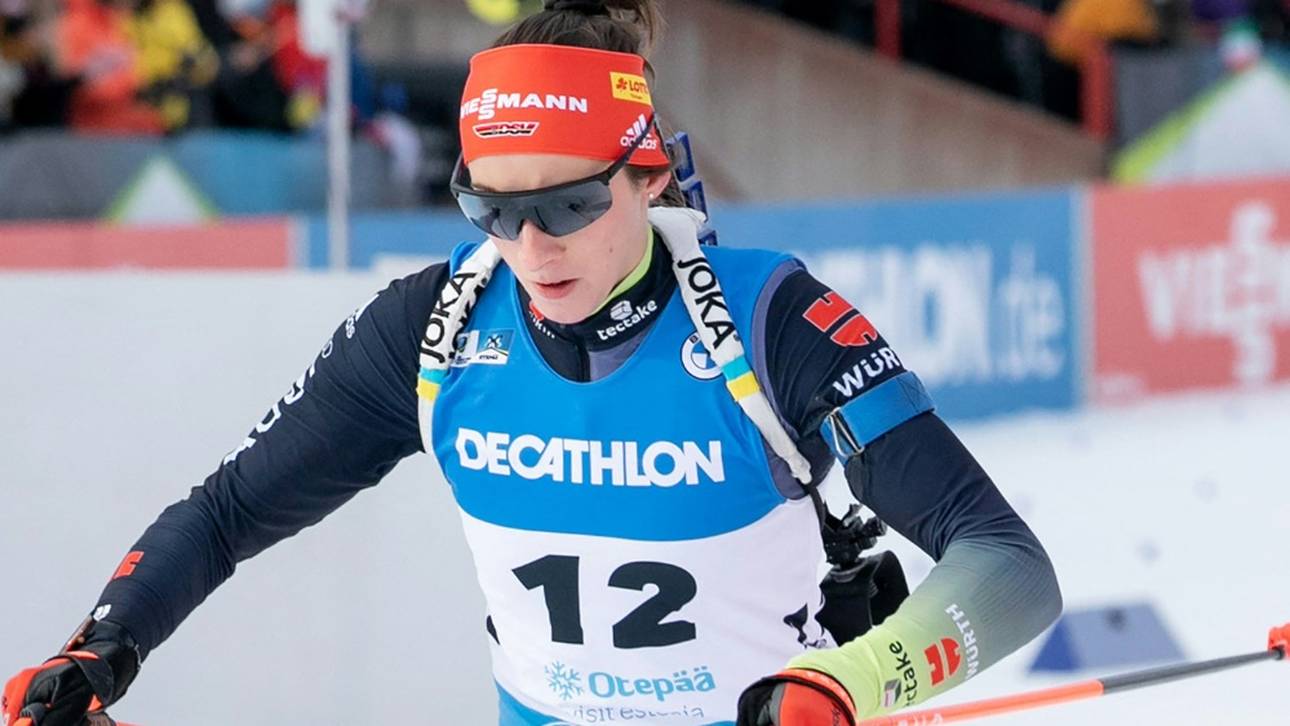 Biathletinnen in Verfolgung ohne Chance