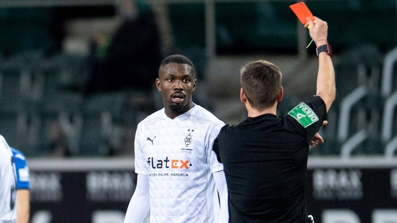 Gladbach verliert an Boden – Rot für Spucker Thuram