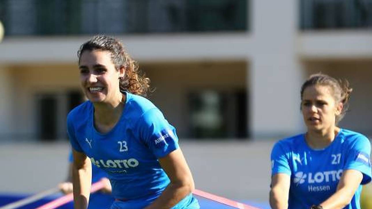 Bibiane Schulze-Solano im Training des FFC Frankfurt