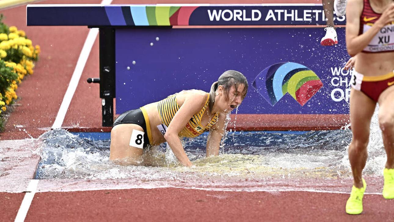 Lea Meyer stürzte in den Wassergraben