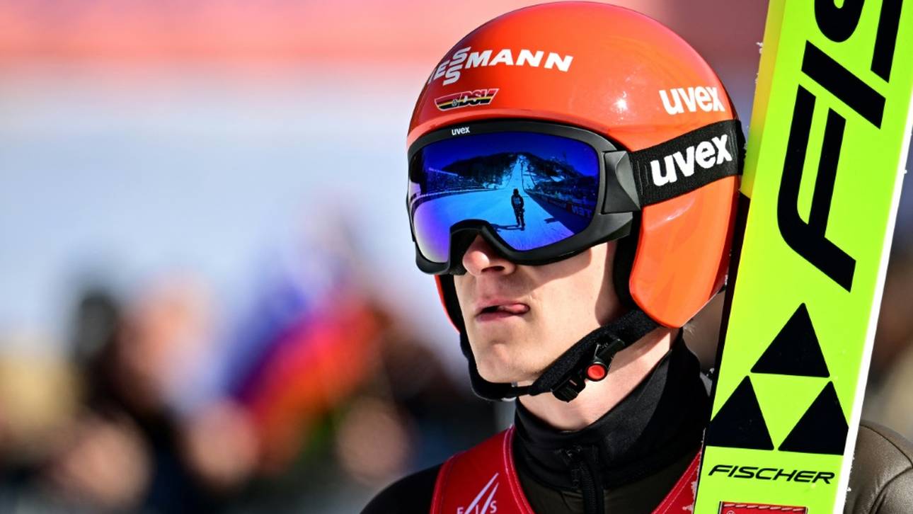 Schmid in Lauerstellung – Riiber vorn