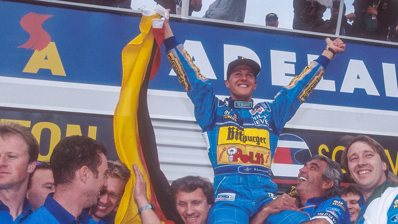 Als Schumacher den ersten Titel holte