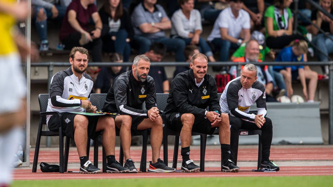 Rene Maric, Marco Rose, Alexander Zickler und Frank Geideck (v.l.n.r.)