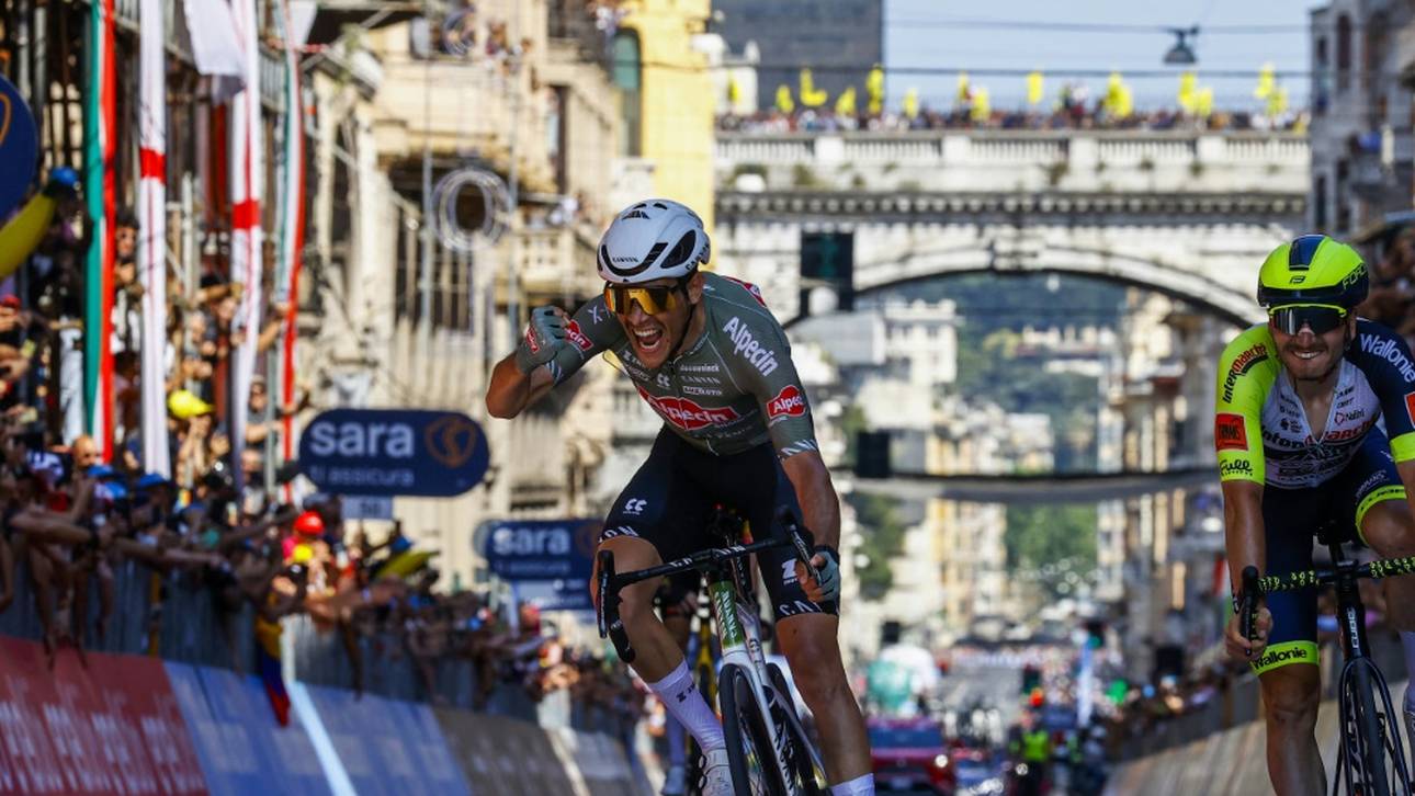 Giro: Ausreißergruppe kommt durch