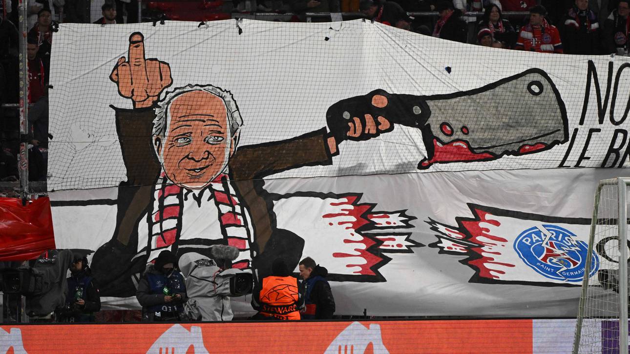 Bayern-Fans zeigen brisantes Plakat