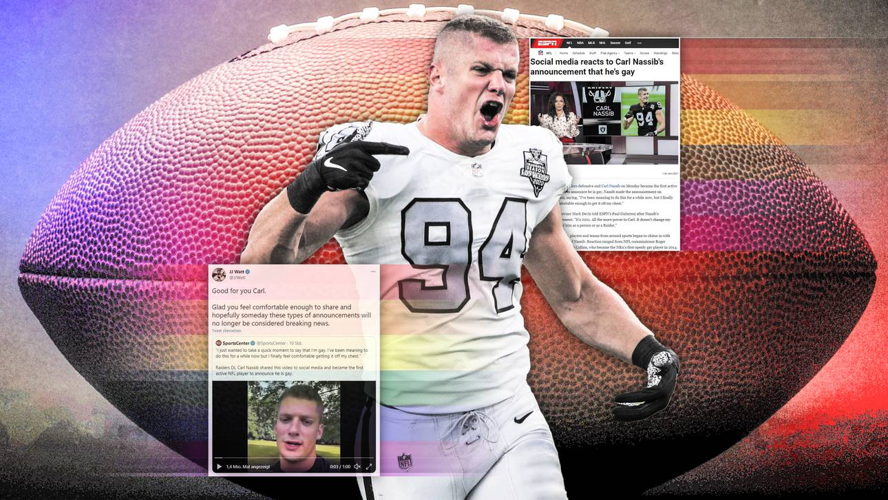 Stars feiern NFL-Profi für Outing