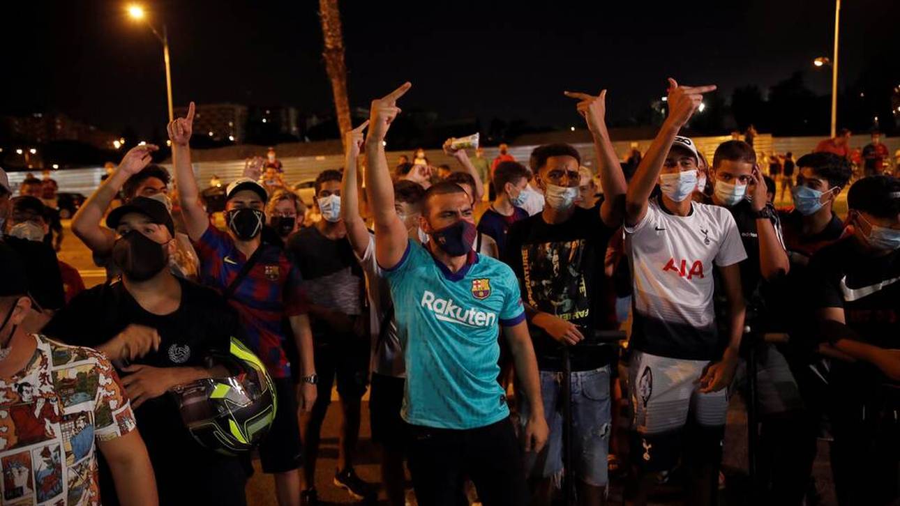 Messi-Knall: Fans auf den Barrikaden