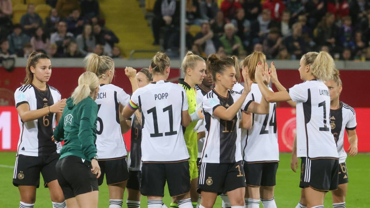 DFB-Debütantin beim Doppel-Test