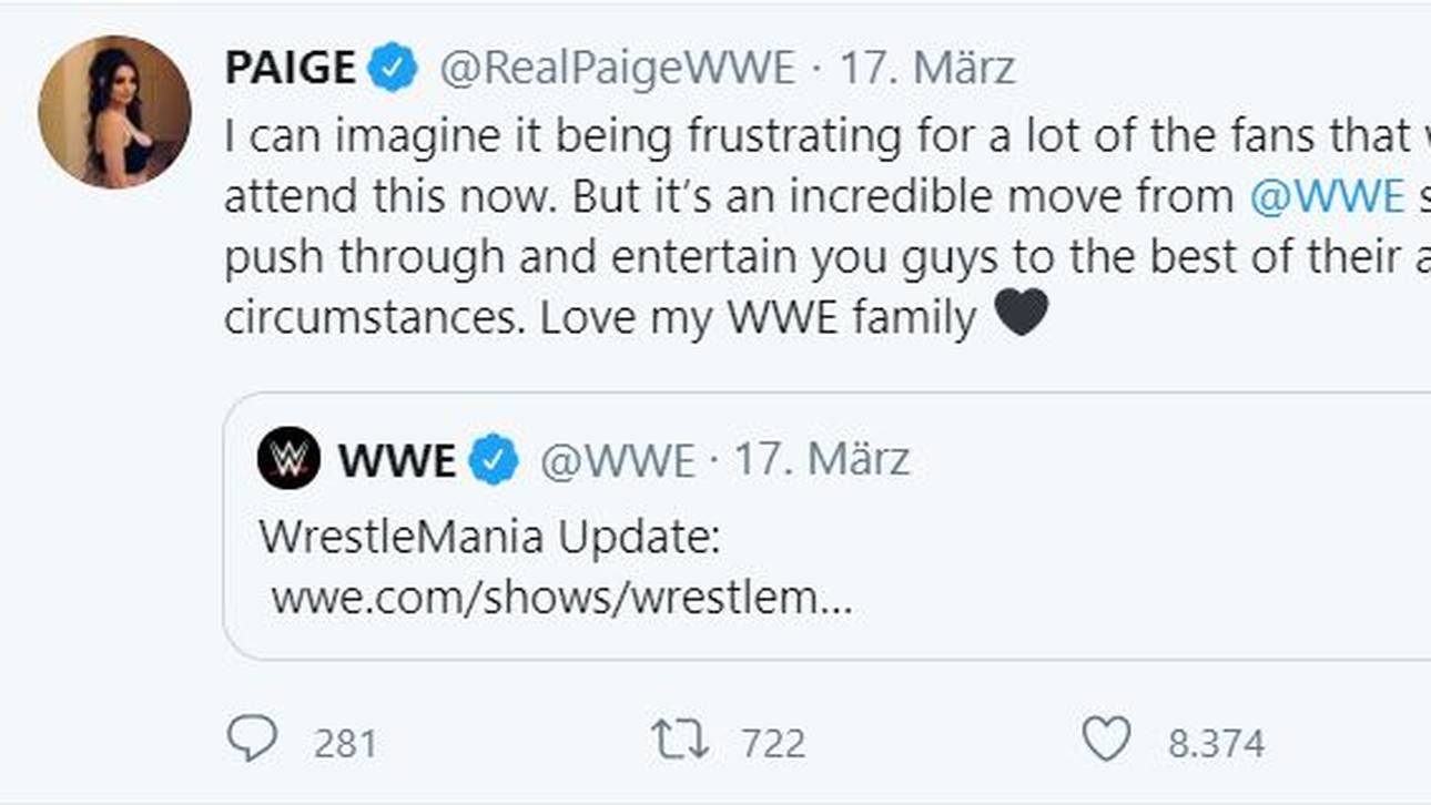 Paige unterstützte die Aktionen rund um WrestleMania