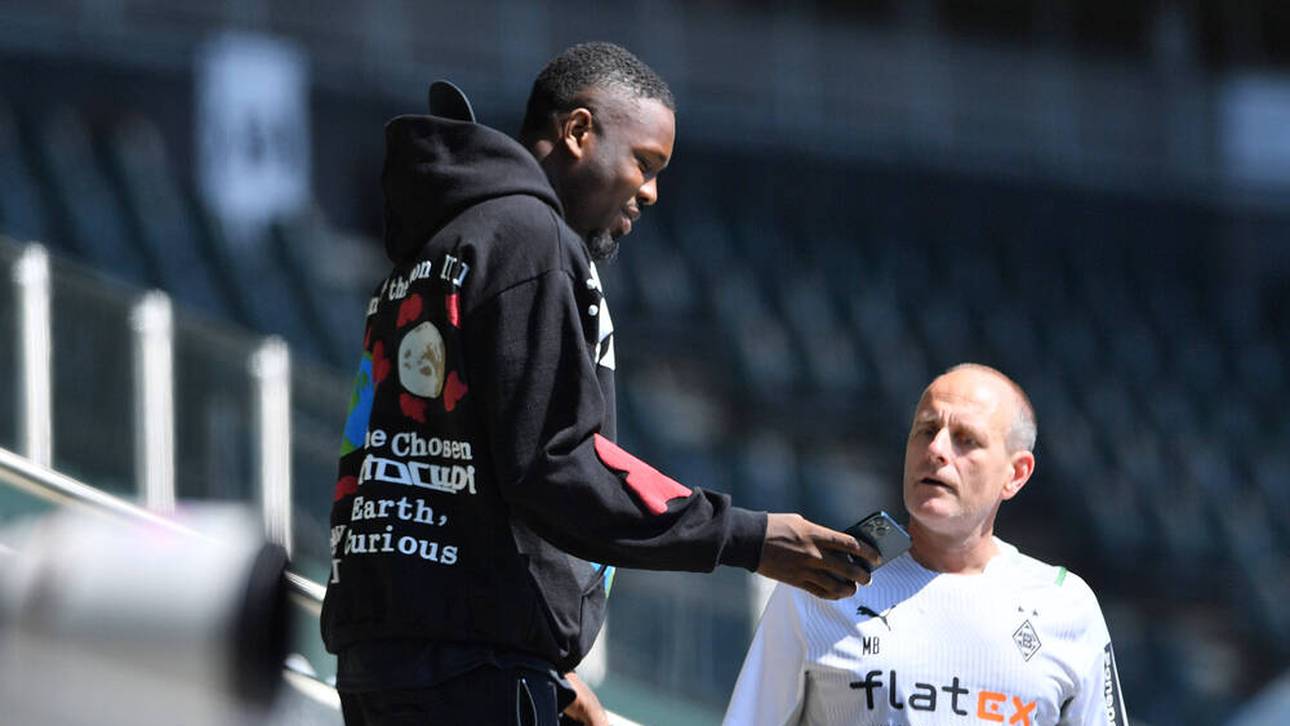 Auch Thuram bei Gladbachs Training