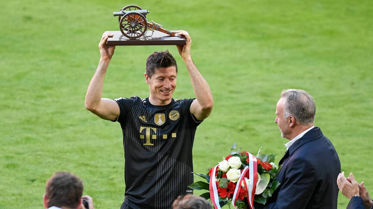 Lewandowski holt Goldenen Schuh