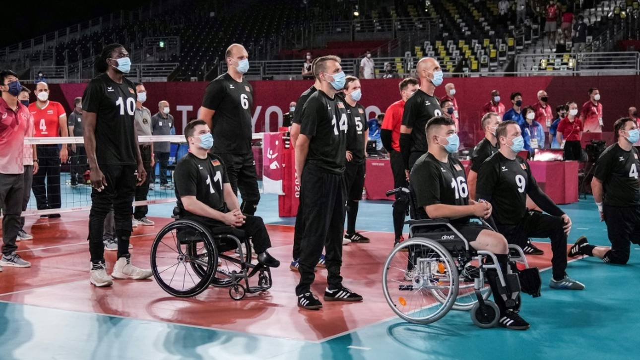 Sitzvolleyballer scheitern trotz Sieg