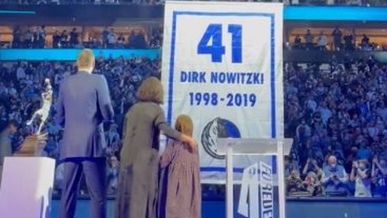 Lebenswerk vollendet: Nowitzki weint