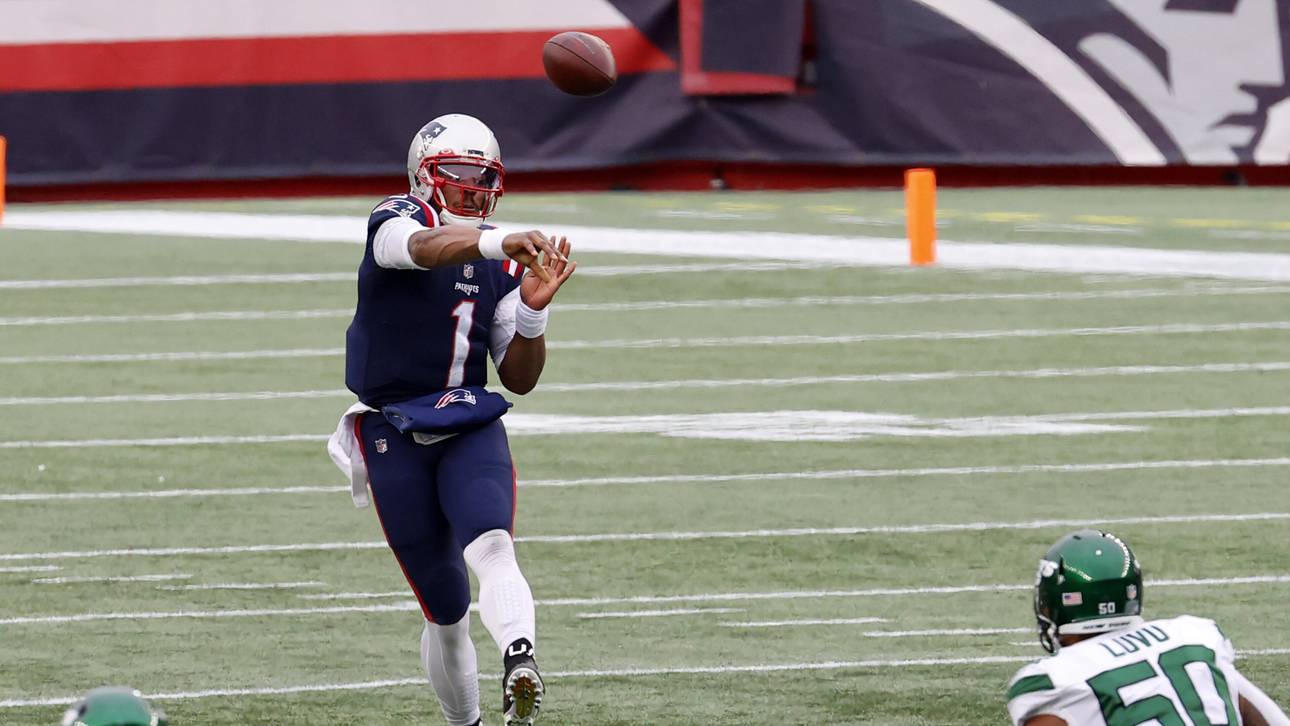 Cam Newton konnte in Sachen Passspiel bei den Patriots nicht überzeugen