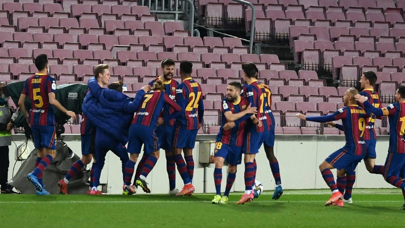 Pique als Retter: Rekordsieger Barca im Pokalfinale