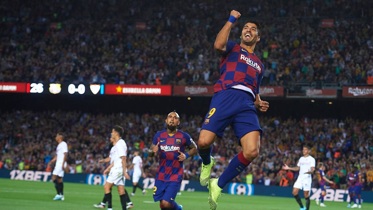 Suárez‘ Traumtor eröffnet Barca-Gala