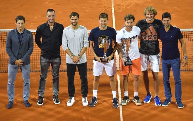 Novak Djokovic Alexander Zverev Und Dominic Thiem Feiern Party Trotz Corona