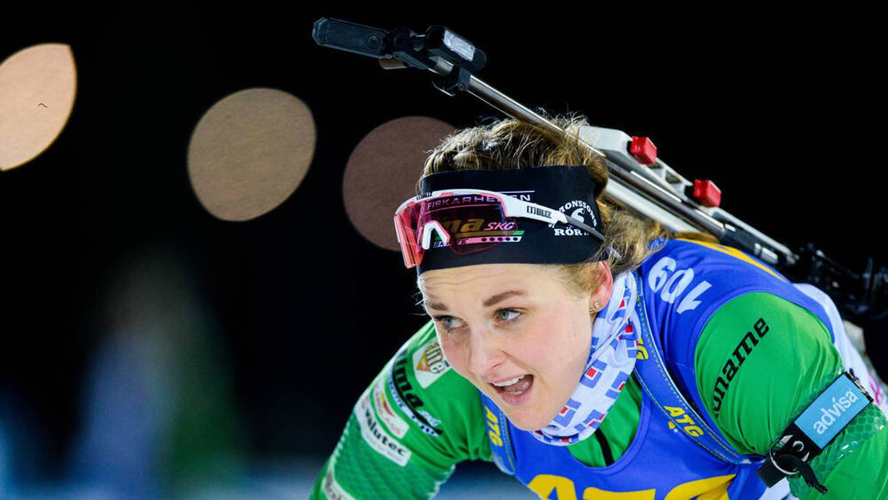 Olympiasiegerin feiert Biathlon-Debüt