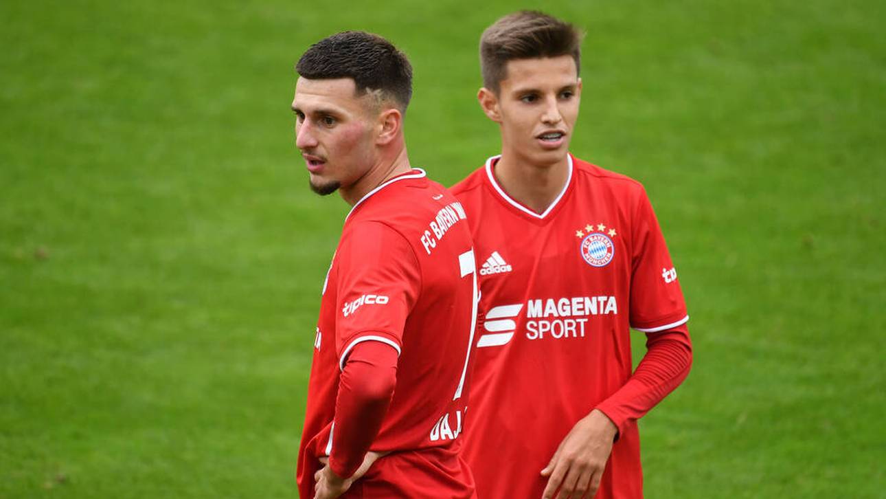 Bei der zweiten Mannschaft in der 3. Liga überzeugte Tiago Dantas (r., mit Leon Dajaku) bereits.