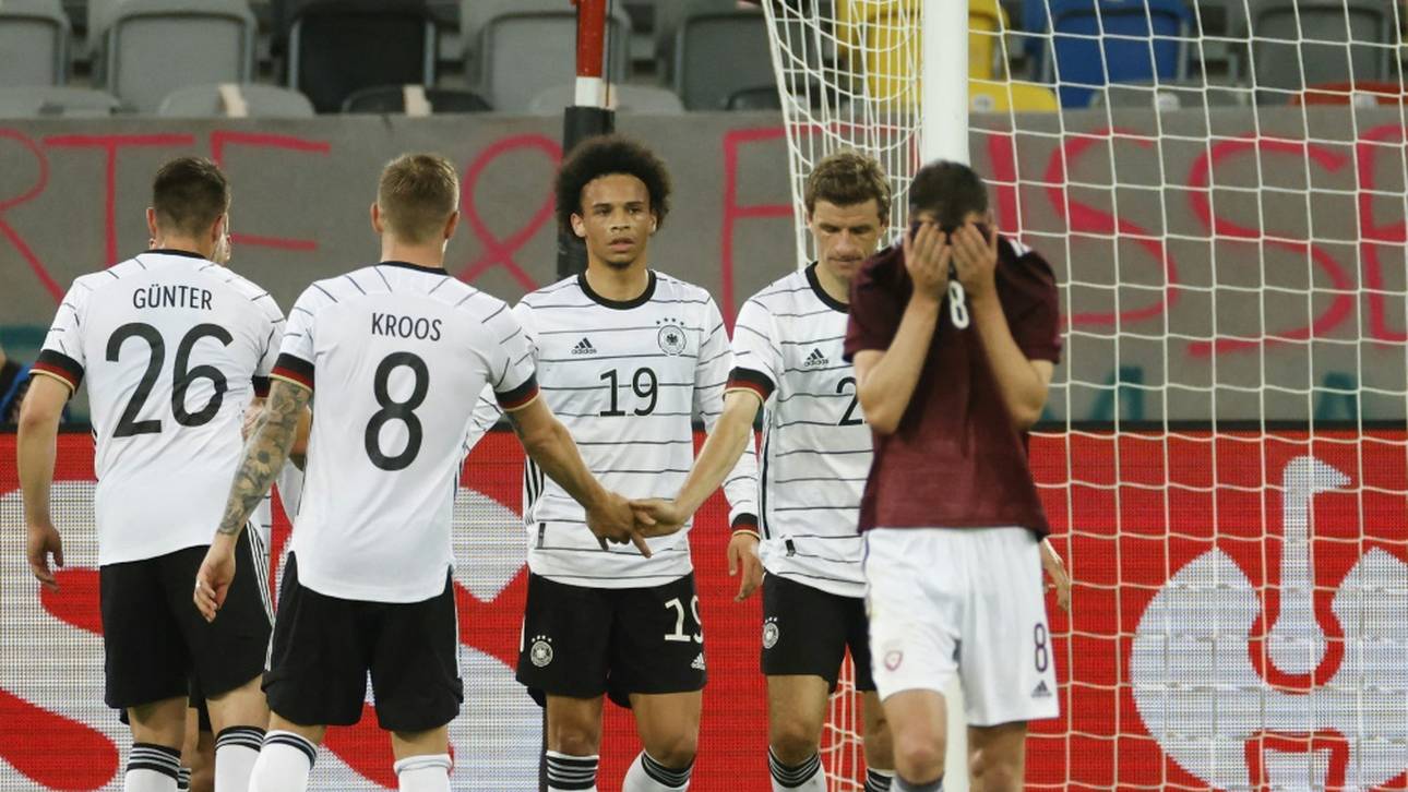 Mit Spaßfußball zur Titeljagd: DFB-Elf demontiert Lettland bei EM-Generalprobe