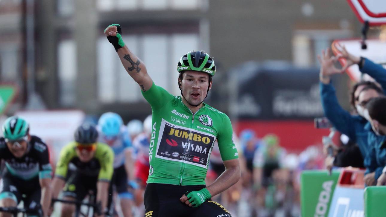 Vuelta: Roglic erobert Rotes Trikot