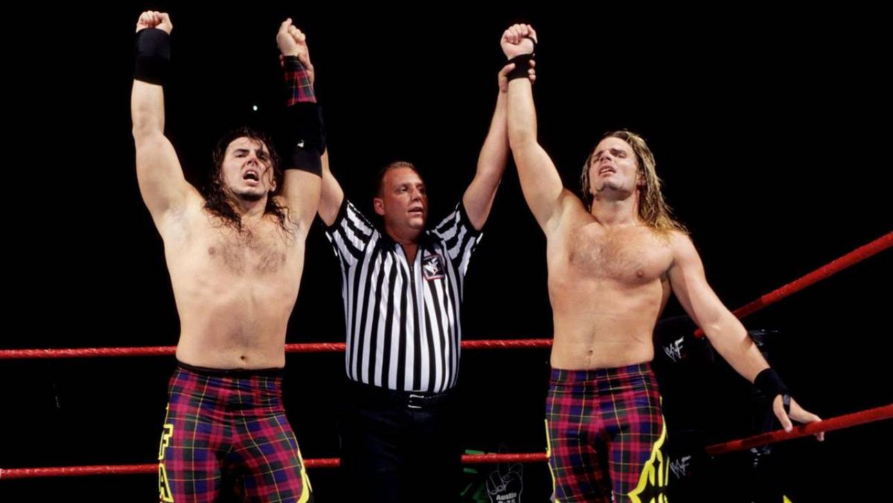 Matt (l.) und Jeff Hardy zu Beginn ihrer WWF-Karriere 1998