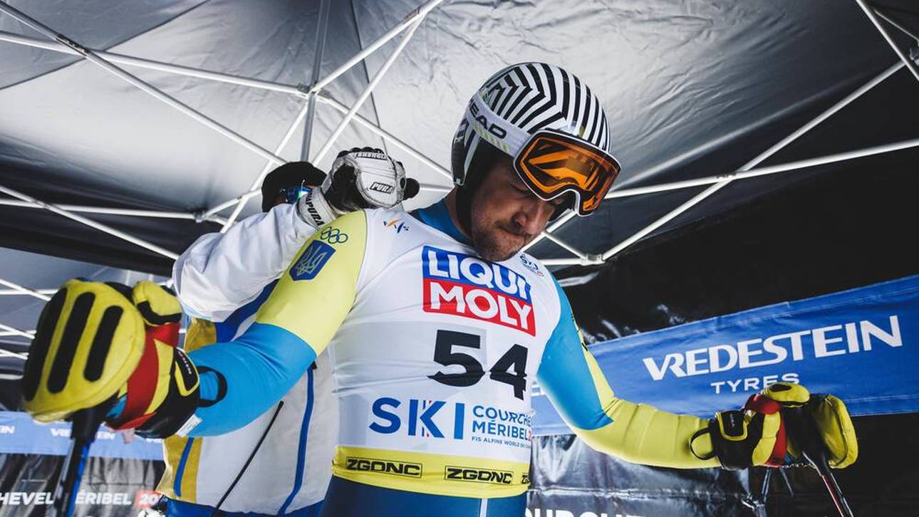 Ivan Kovbasnyuk (UKR) bei der Skiweltmeisterschaft in Frankreich