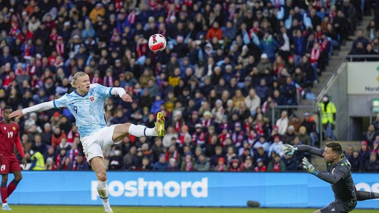 Trotz „Blut an den Knöcheln“: Haaland weiter in Torlaune