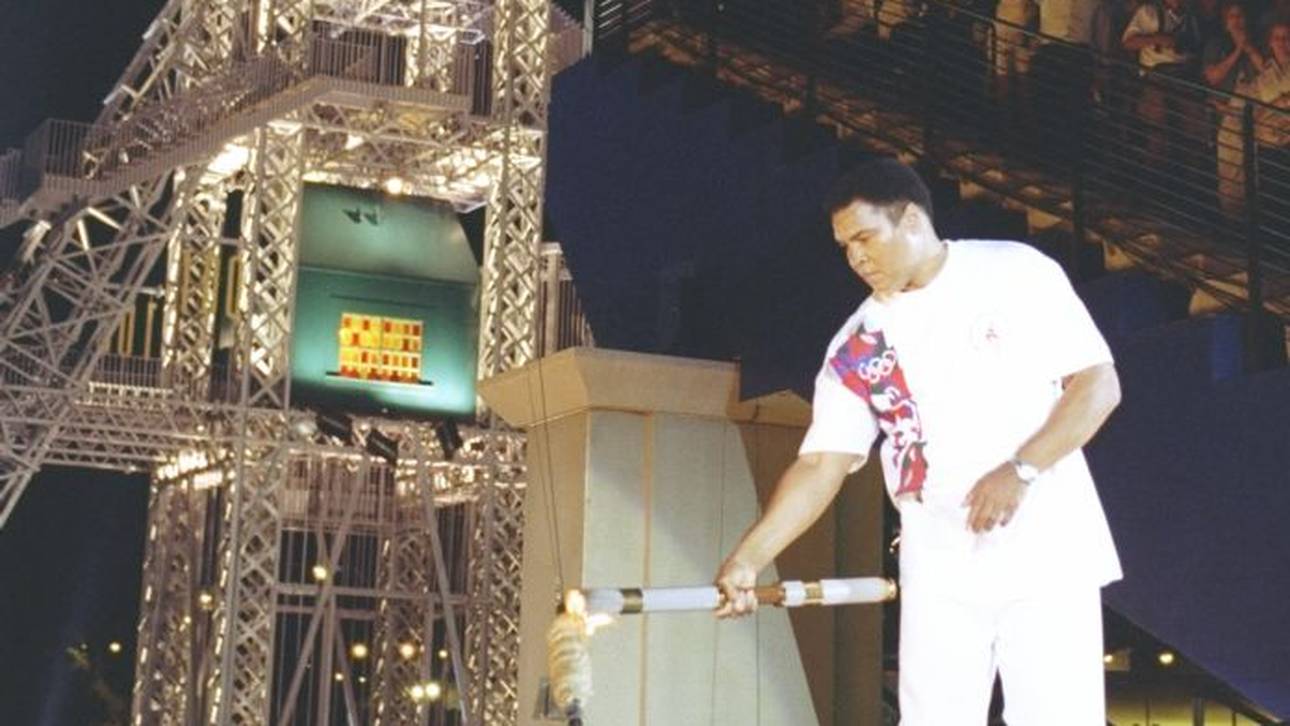 Muhammad Ali entzündete 1996 in Atlanta das Olympische Feuer