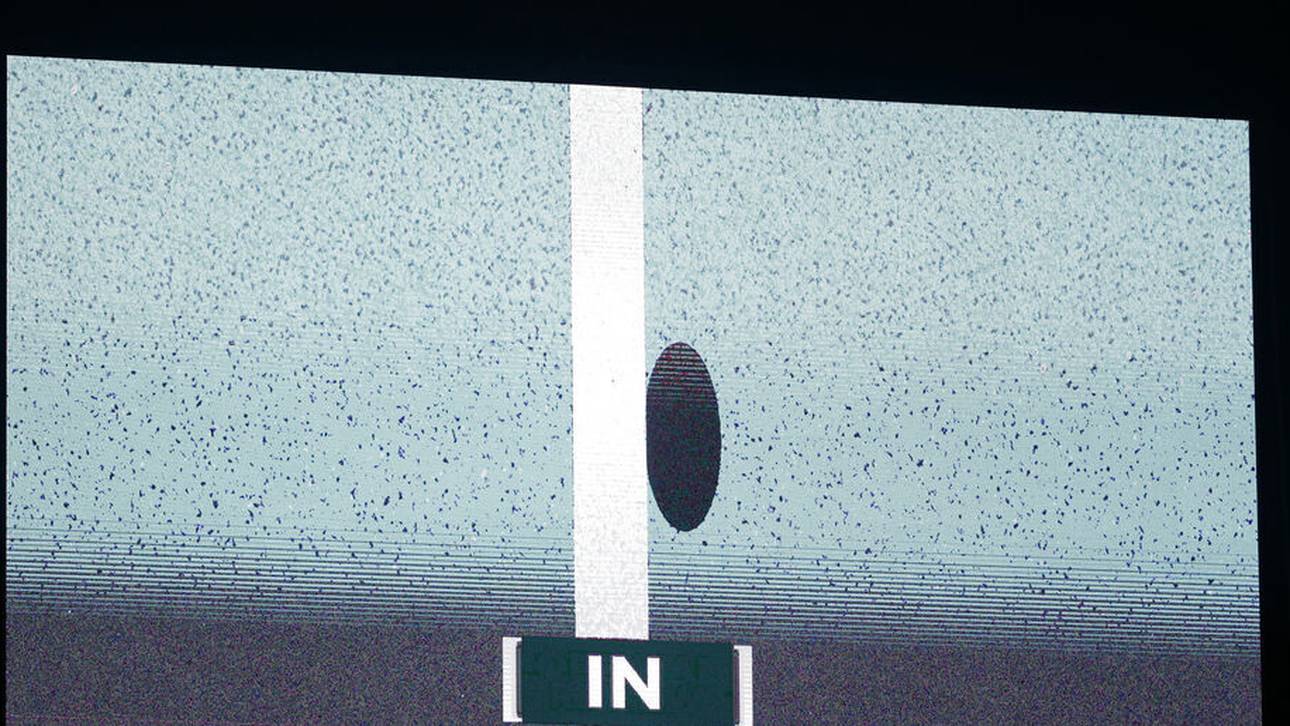 Das Hawk-Eye wurde bisher nur nach Challenges zurate gezogen