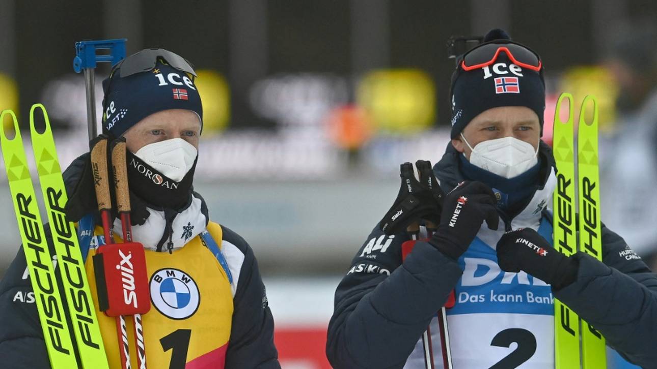 Bö-Brüder im Verfolger coronapositiv am Start