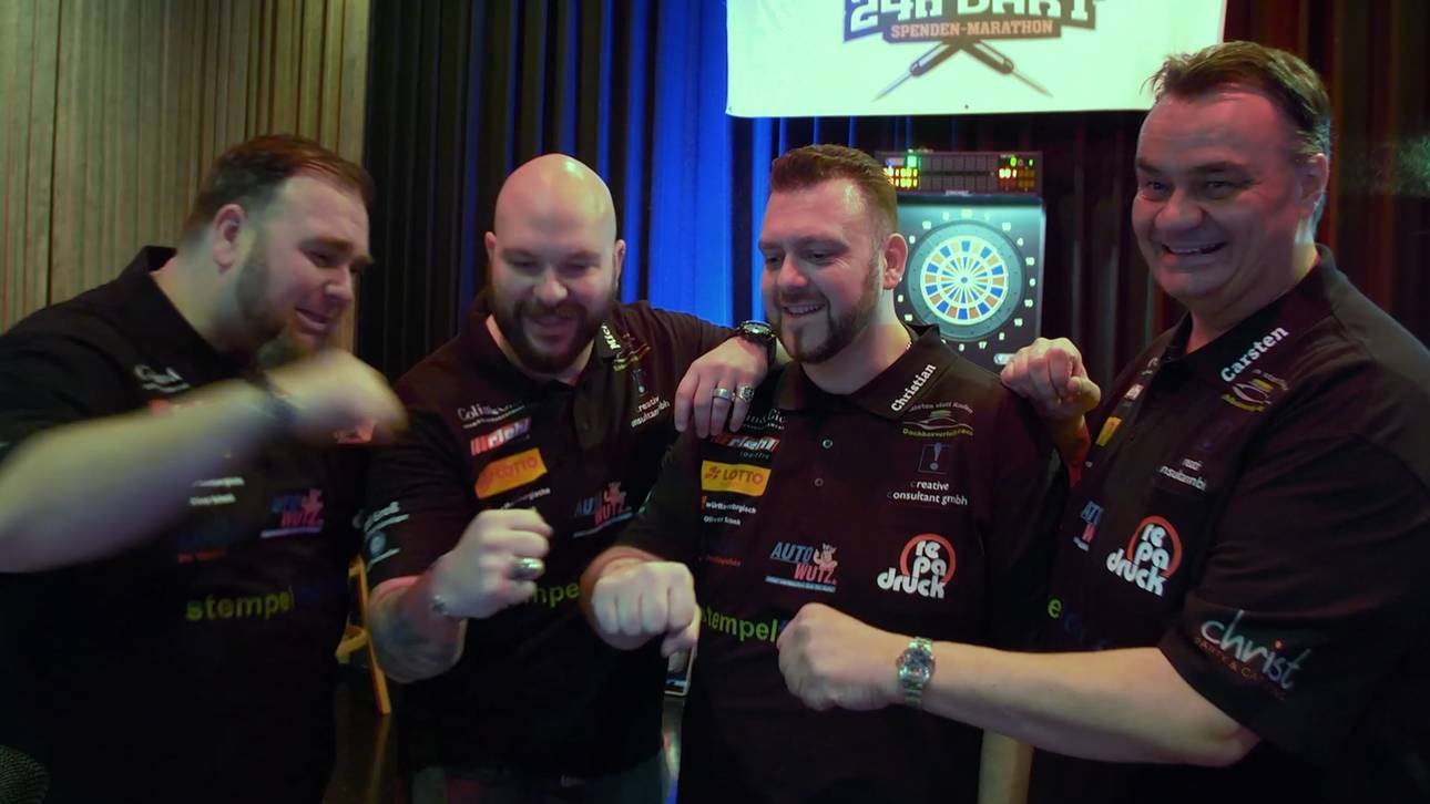 Darten für die gute Sache: der 24 Stunden Dart-Spendenmarathon