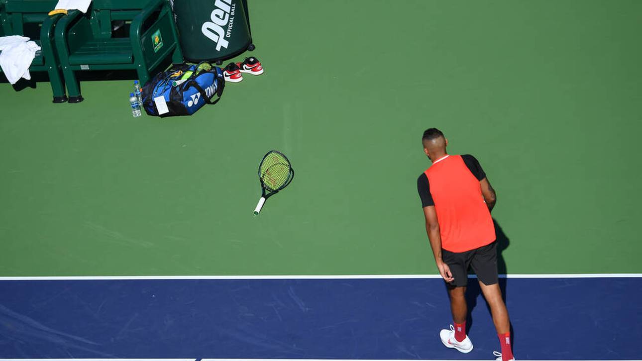 Kyrgios erneut mit Mega-Ausraster