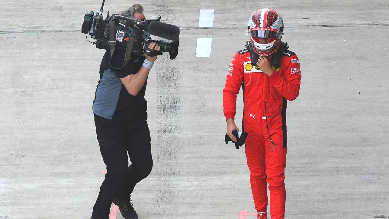 Leclerc schimpft über Ferrari-Crew