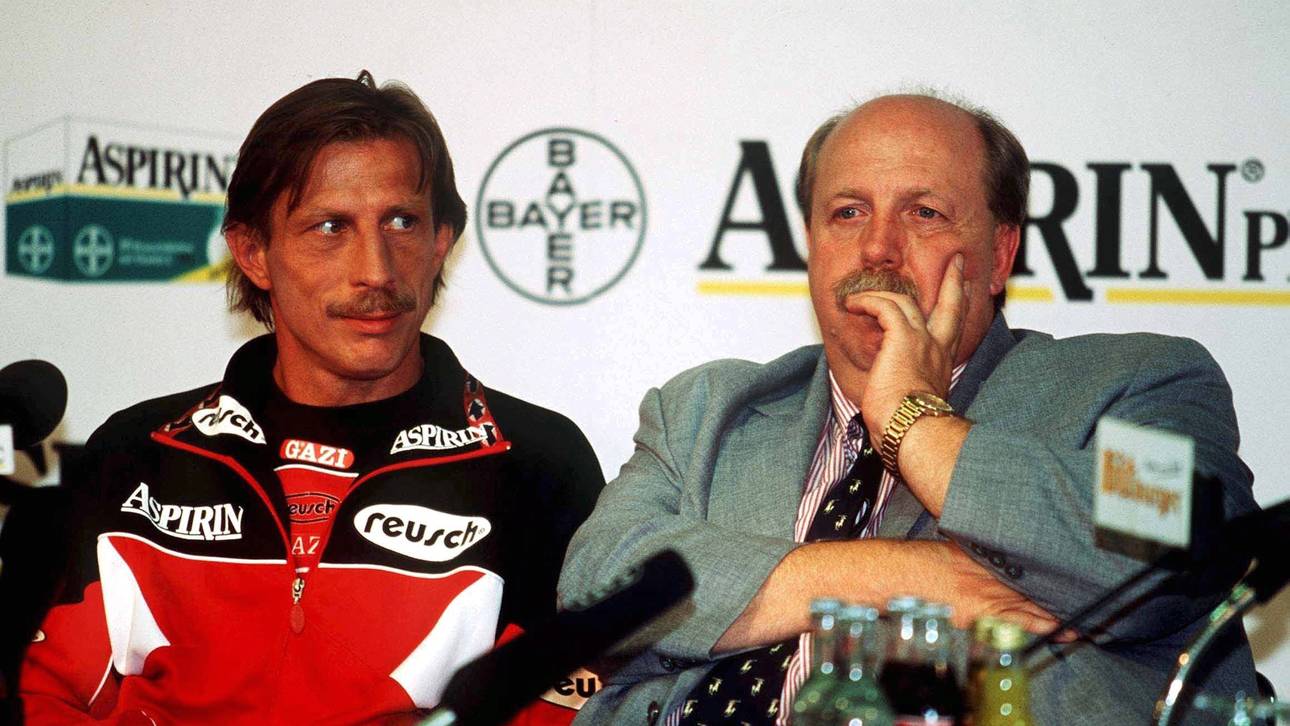 Reiner Calmund (r.) und Christoph Daum arbeiteten bei Bayer Leverkusen zusammen