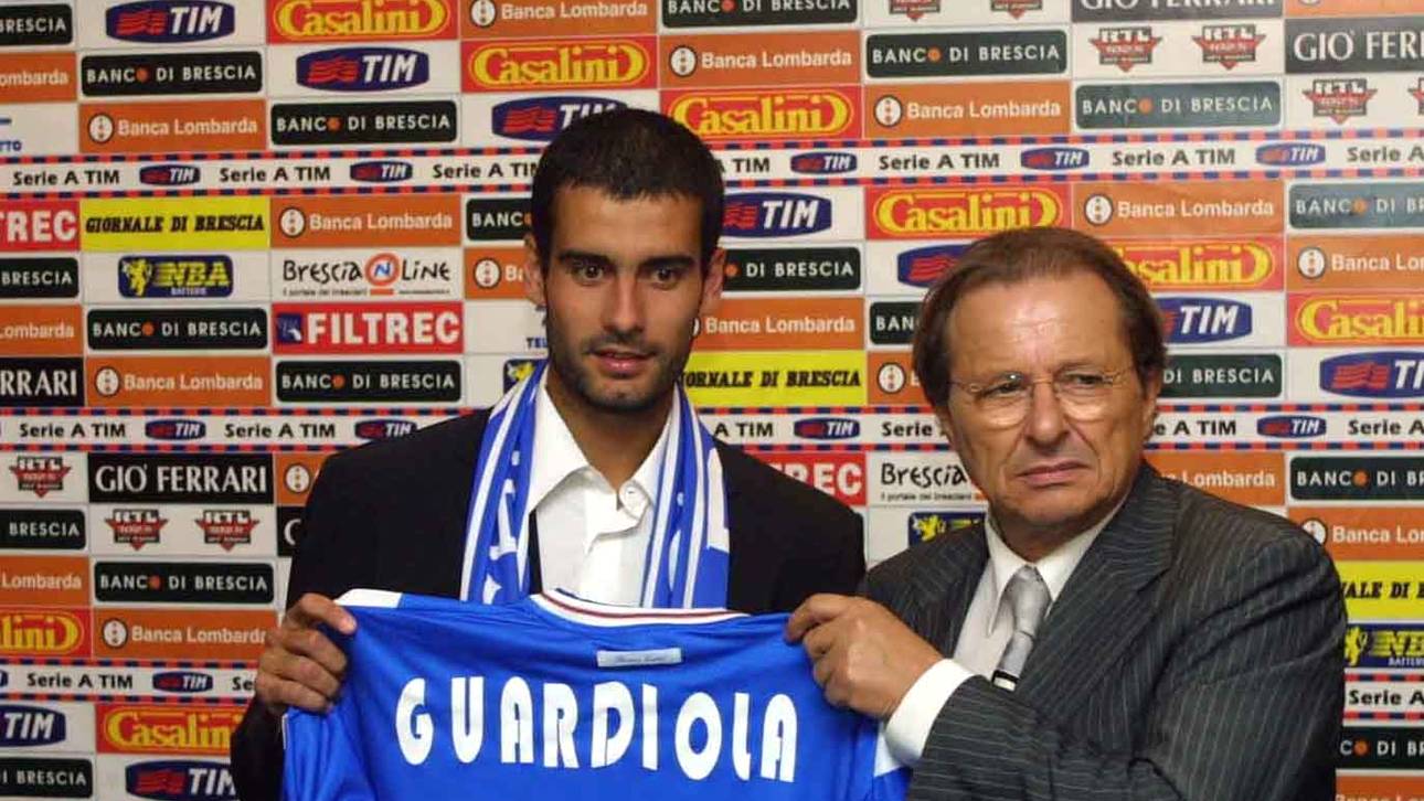Pep Guardiola bei Brescia Calcio