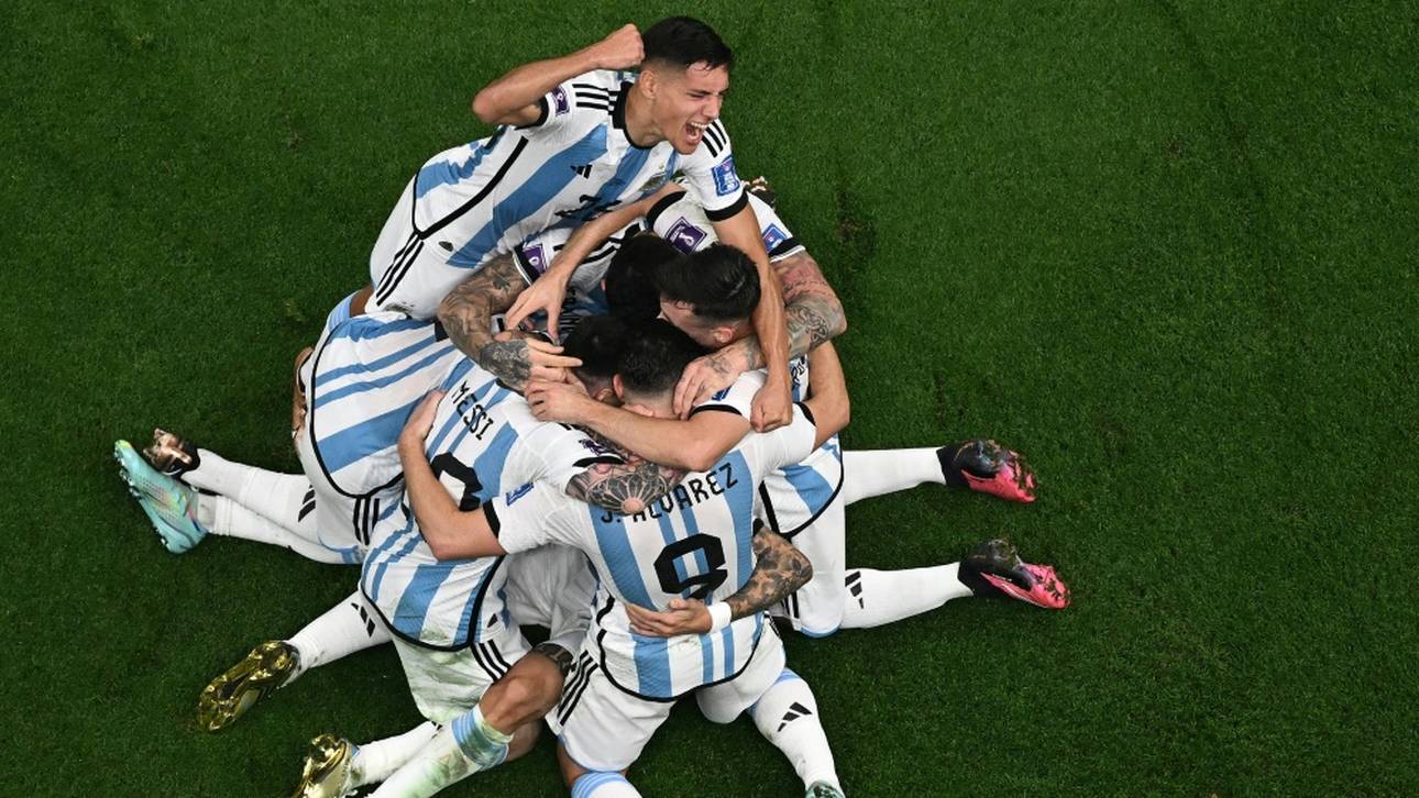 Argentiniens WM-Helden gelandet