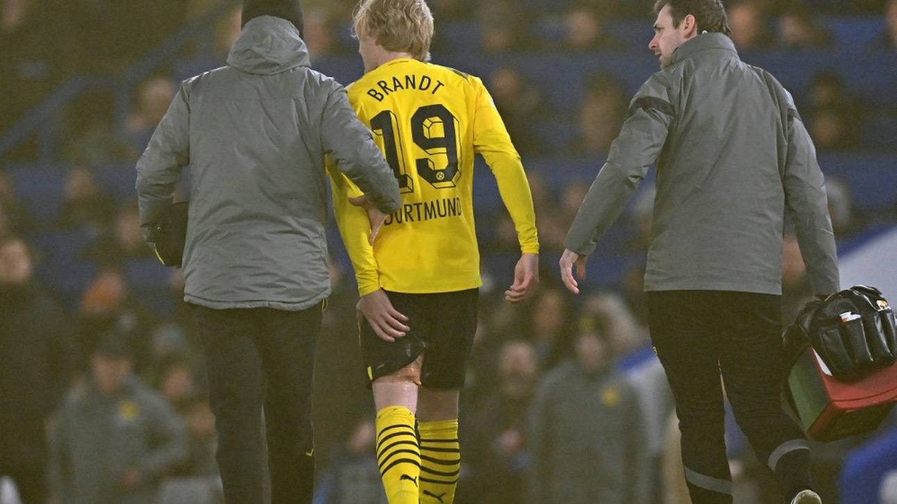 BVB-Profi Brandt mit Oberschenkelverletzung ausgewechselt