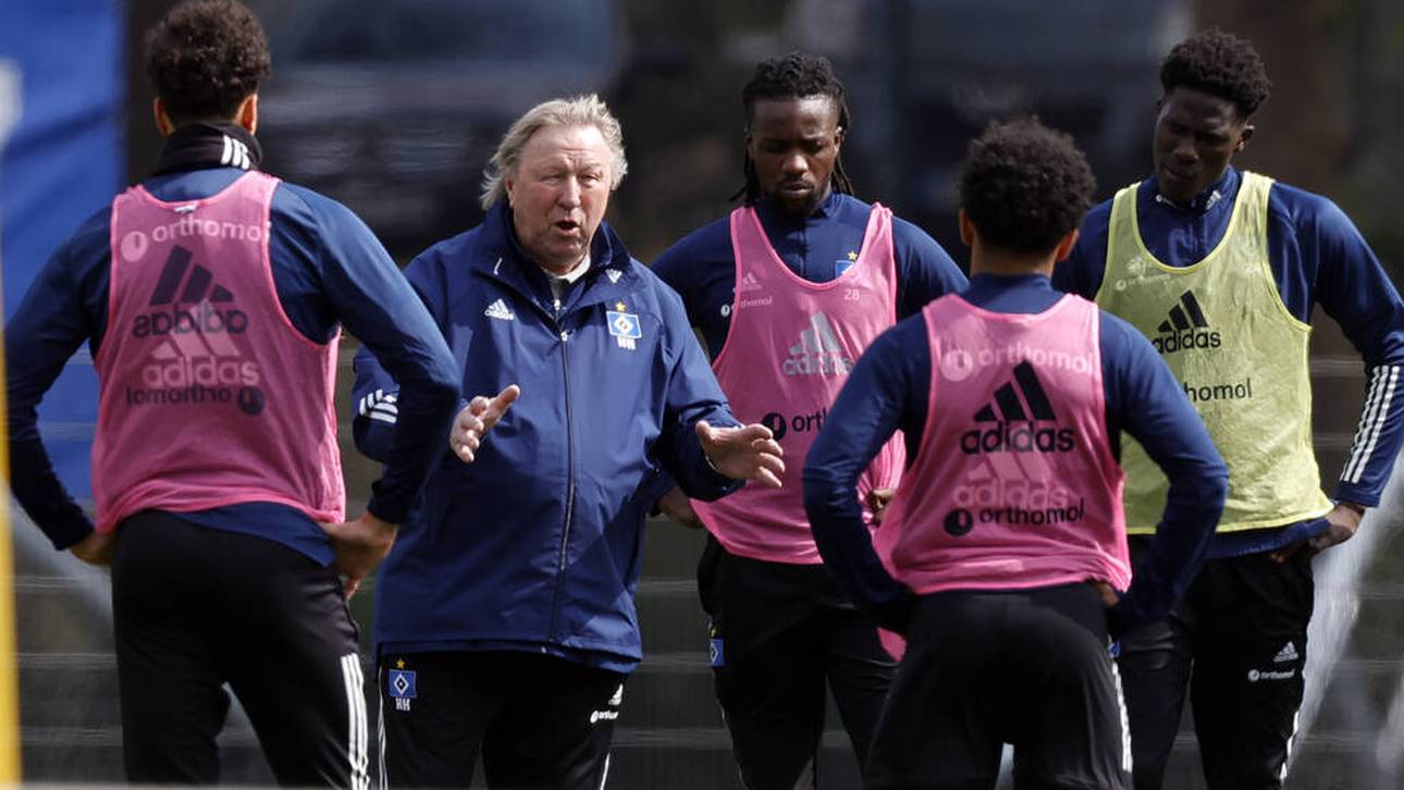 Hrubesch bei HSV-Debüt gefordert