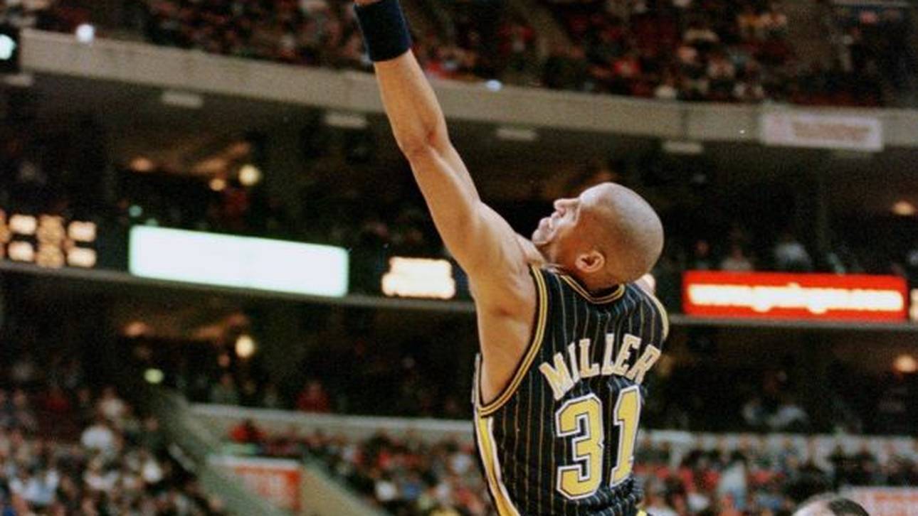 Reggie Miller spielte von 1987 bis 2005 für die Indiana Pacers in der NBA
