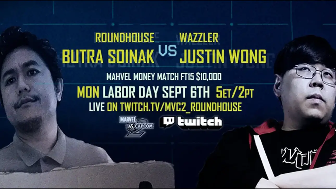 MVC2: Roundhouse spielt 10.000$ Money-Match gegen Justin Wong