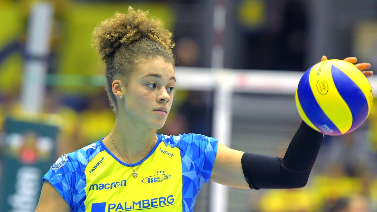 Wechsel-Hammer im Volleyball